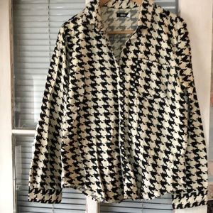 Houndstooth flannel